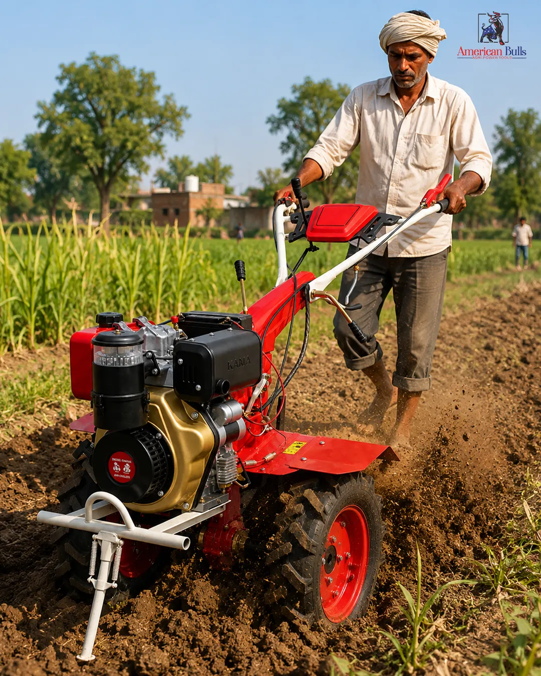 10 HP WEEDER KAMA DIESEL Recoil [KM-10]