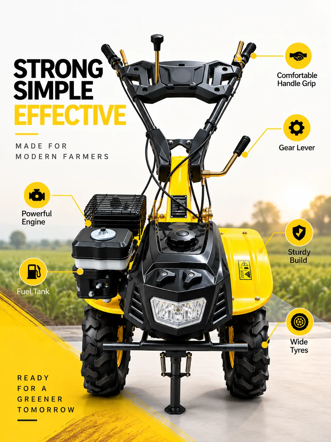 7.5 HP Power Weeder DW470 – Light [DW-470]